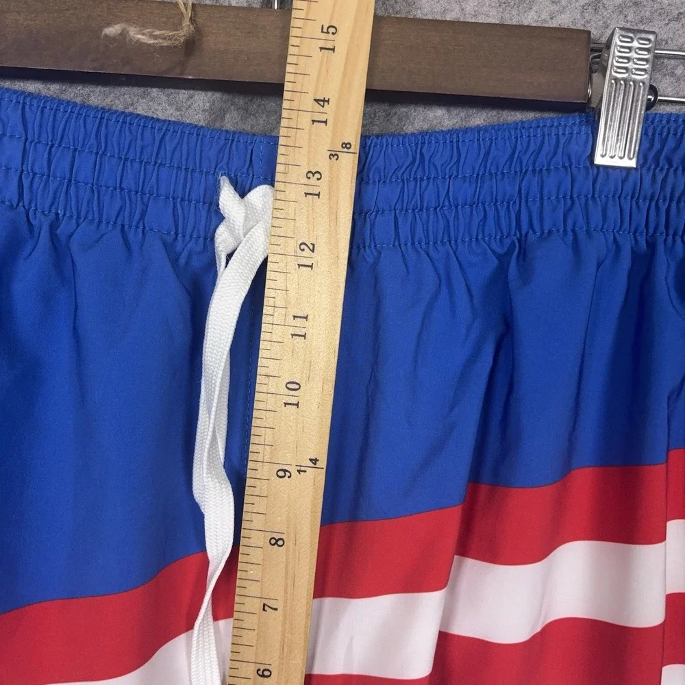 Chubbies Swim Trunks Mens XXL Blue Stars Stripes Patriotic 7